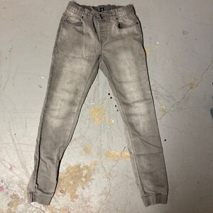 Black + Grey Blended Size Small Skinny Leg Joggers